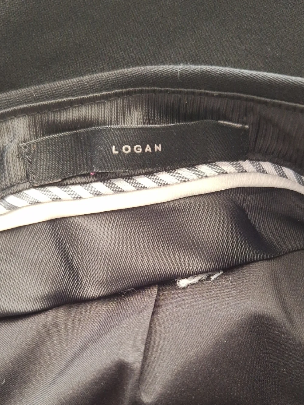 Banana Republic Black Logan Womens Dress Pants - Straight Leg